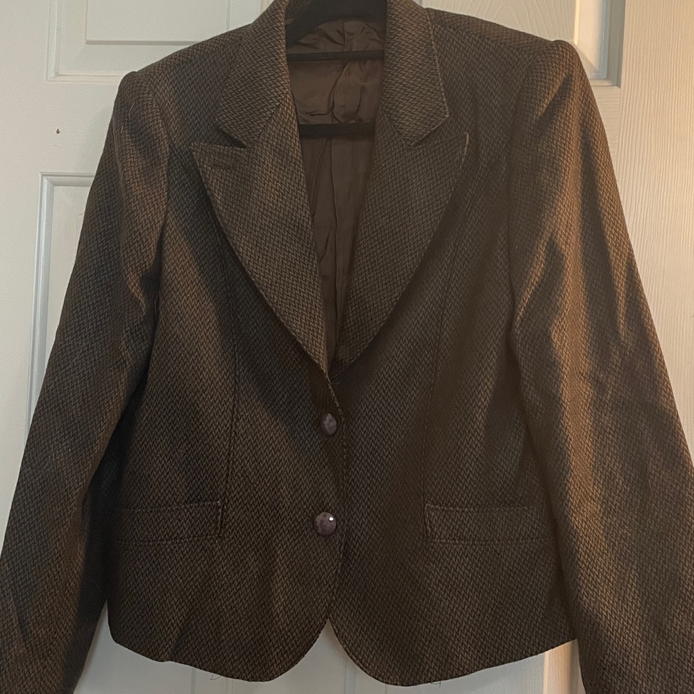 VTG CENTROMODA LUCENTE ALPACA WOOL BLAZER